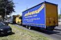 LKW in Boeschung A 3 Rich Frankfurt Hoehe Roesrath Lohmar P276